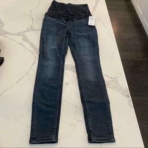 H&M maternity jeans, super skinny, Size M, Denim blue wash, brand new with tags